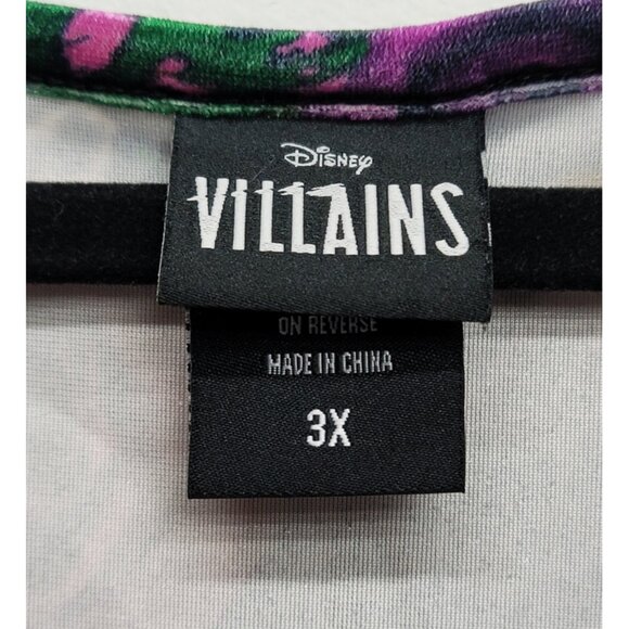 Hot Topic Disney Villains Floral Icons Dress 3X - Picture 8 of 11